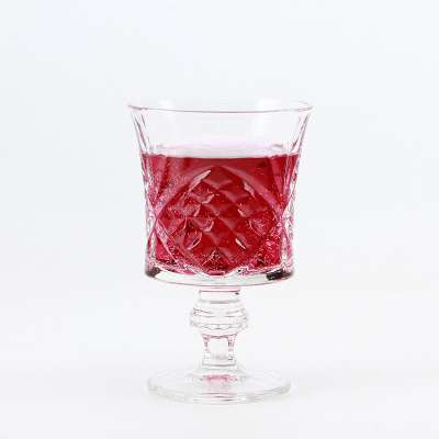 High quality crystal wine glasses Lead Free Clear wine glass goblet