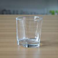 8oz Barware use whisky glass tumbler with pentagon bottom