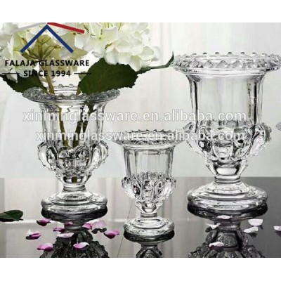 Tall decorative glass vase cheap glass vase for different height