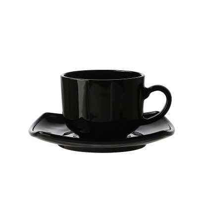 130mm plate+148ml/5.2OZ cup European style coffee cup set