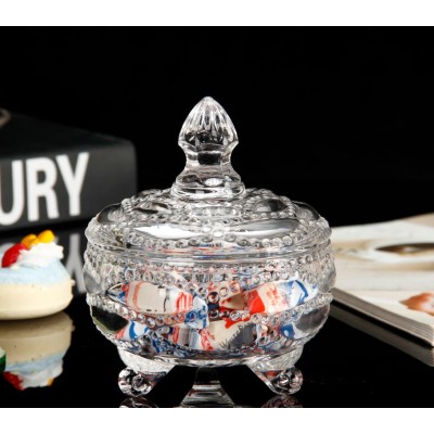 FALAJA glass for wedding giftglass bowl with cover for wedding gift