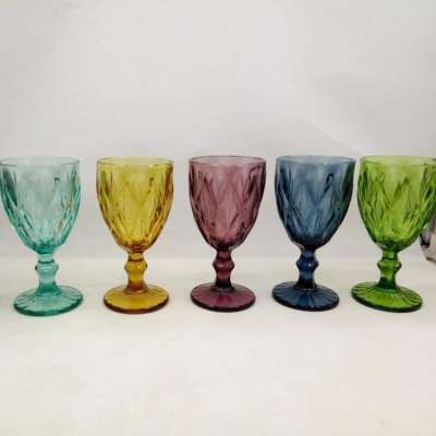 Color material wine glass goblet