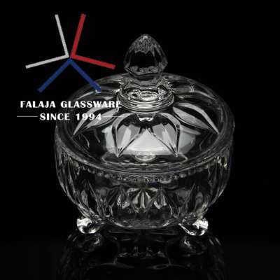 FALAJA new design glass candy jar