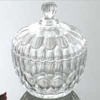 FALAJA high quality glass candy jar with lid for hall