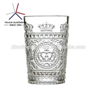 FALAJA wholesale pattern engraved beer glass cup