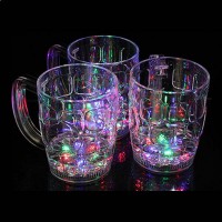 Wholesale Free Shipping Hot Selling Plastic Glowing Mugs