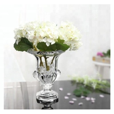 Cheap Machine Pressed Glass vase decorativa