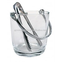 900ml Transparent Beer Handled Ice Bucket Glassware