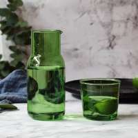 New Shape Design Colored Retro Glass Drinking Cups Set